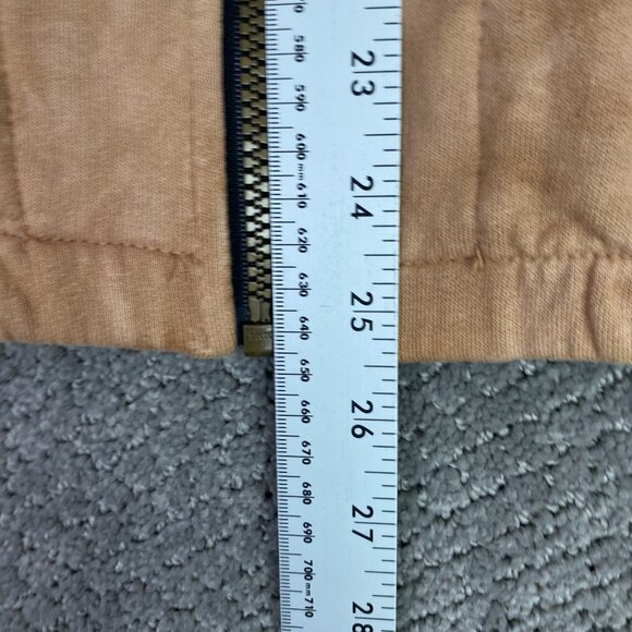 Dagoli Canada Vest Adult Unisex Large Brown Full Zip Tribal Tie Dye Sweatshirt - Picture 12 of 13